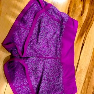 Ivivva purple Shorts size 8 girls size great condition